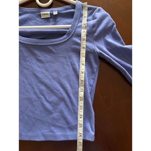 Aritzia Sunday Best Long Sleeve Top Bundle Honor Tee + Lola Henley in Size XS - Picture 7 of 13